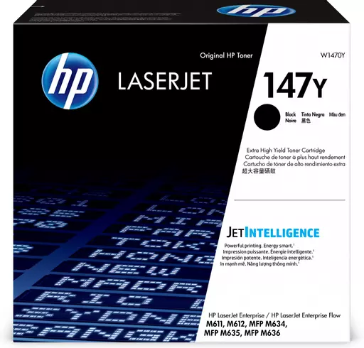 HP W1470Y/147Y Toner cartridge extra High-Capacity, 42K pages ISO/IEC 19752 for HP M 611