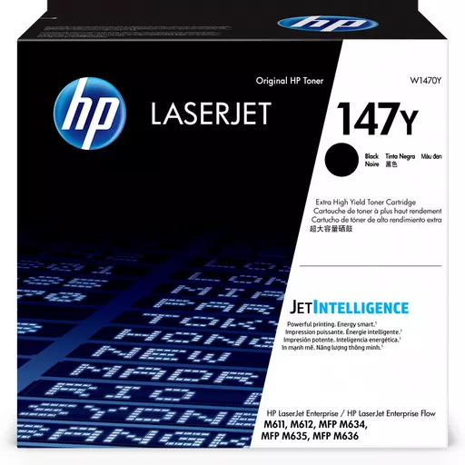 HP W1470Y/147Y Toner cartridge extra High-Capacity, 42K pages ISO/IEC 19752 for HP LaserJet M 611