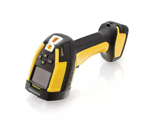 Datalogic PM9600-DHP433RB barcode reader Handheld bar code reader 1D/2D Laser Black, Yellow