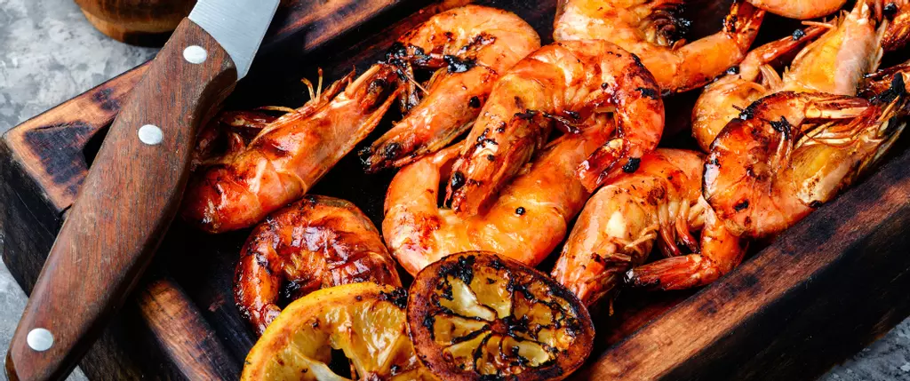 Paprika & Garlic Grilled King Prawns