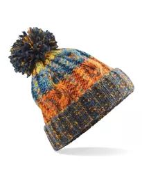 Corkscrew Pom Pom Beanie