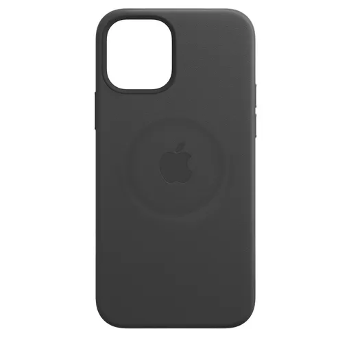 Apple iPhone 12 Pro Max Leather Case with MagSafe - Black