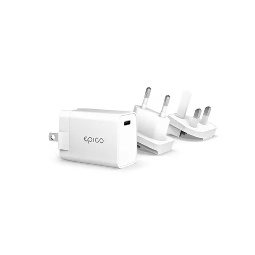 Epico 9915101100108 mobile device charger Universal White AC Fast charging Indoor