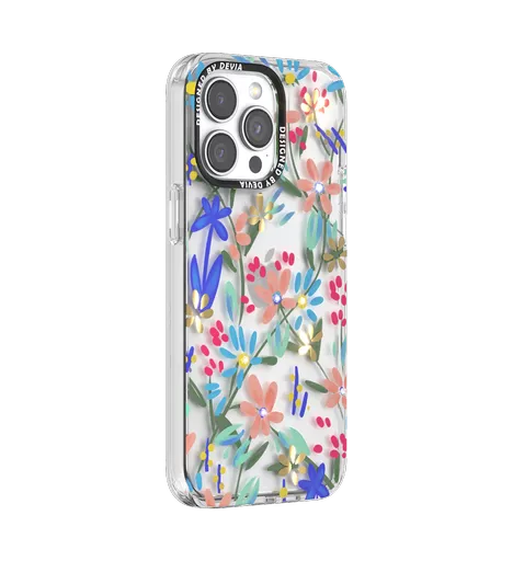 Devia - Floral Diamond Case for iPhone 15 Pro - Botanical