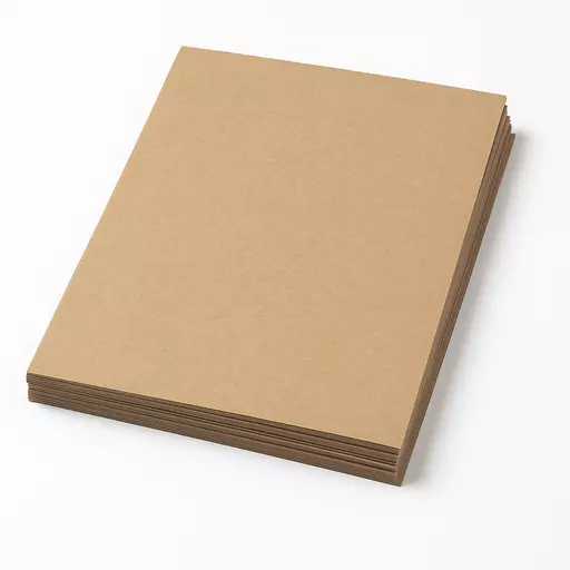 A5 350gsm Brown Kraft Card.