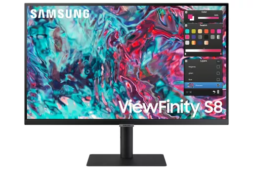 Samsung ViewFinity S80TB 68.6 cm (27") 3840 x 2160 pixels 4K Ultra HD LED Black