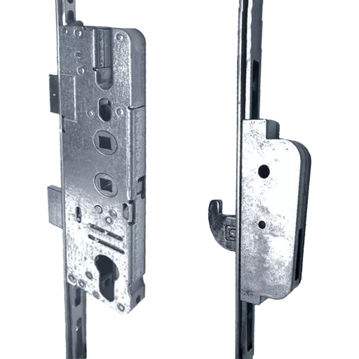 ELITE Compact Lever Operated Latch & Deadbolt Twin Spindle Designed To Accept Optional Shootbolts - 2 Hook 2 Roller