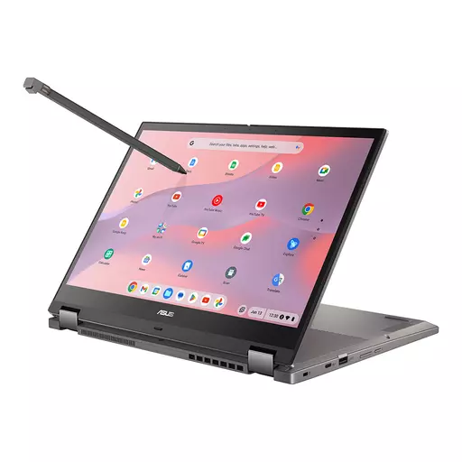 ASUS Chromebook CX34 Flip CB3401FBA-LZ0099 35.6 cm (14") Touchscreen WUXGA Intel® Core™ i3 i3-1215U 8 GB LPDDR4x-SDRAM 256 GB SSD Wi-Fi 6E (802.11ax) ChromeOS Grey
