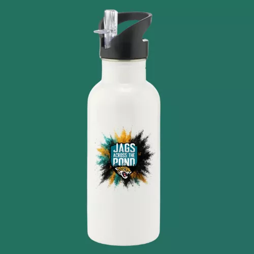 Jags Across The Pond Water Bottle with Straw