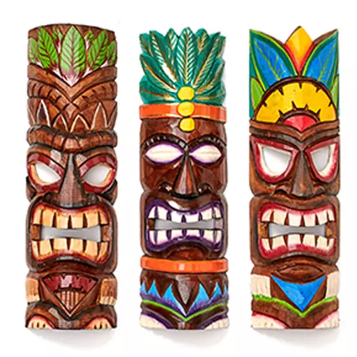 Small Tiki Totem Mask