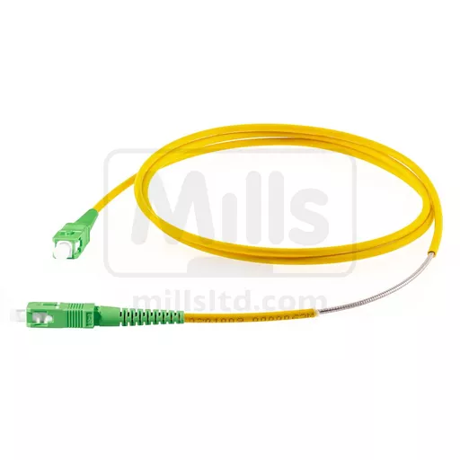 Armoured Fibre Optic Patch Cord Singlemode Simplex OS2 - 1m