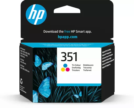 HP CB337EE/351 Printhead cartridge color, 170 pages ISO/IEC 24711 3.5ml for HP DeskJet D 4260/OfficeJet J 5700/PhotoSmart C 4280/PhotoSmart C 5280/PhotoSmart D 5300