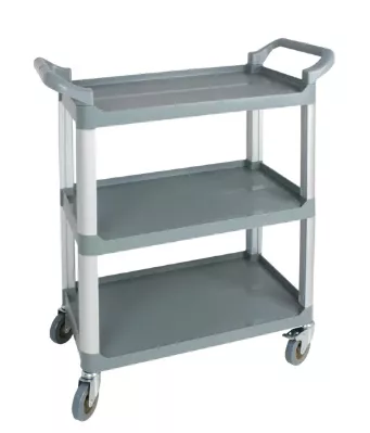 Compact Mobile Trolley Polypropylene Size: 902(H) x 820(W) x 412(D)mm. Capacity: 60kg