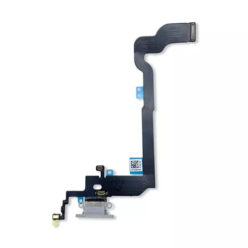 Charging Port Flex Cable (Grey) (CERTIFIED - OEM) -  For iPhone X