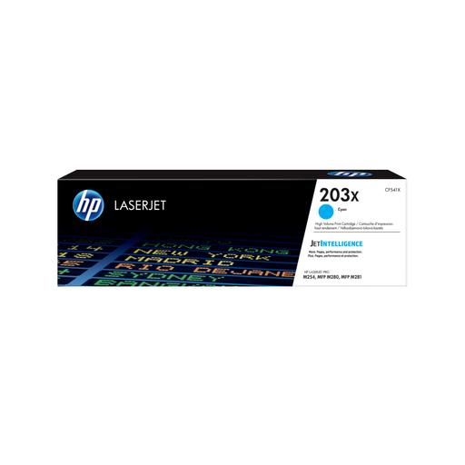 HP CF541X/203X Toner cartridge cyan high-capacity, 2.5K pages ISO/IEC 19798 for HP Pro M 254