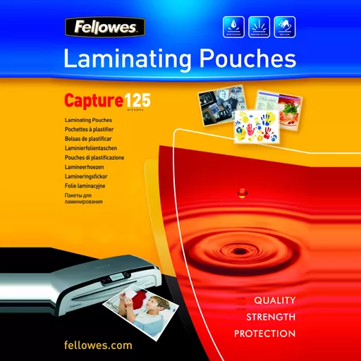 Fellowes ImageLast A4 125 Micron Laminating Pouch - 100 pack