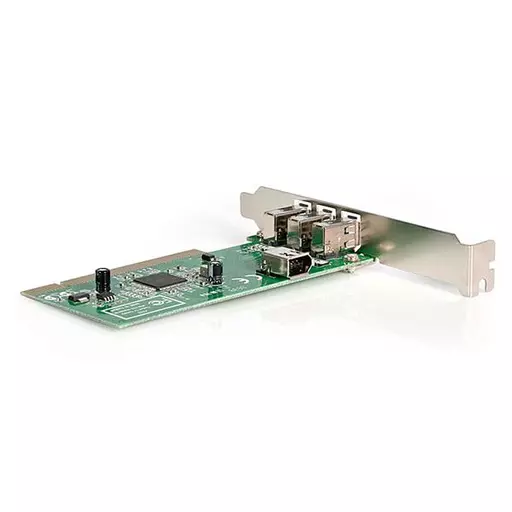 StarTech.com 4 port PCI 1394a FireWire Adapter Card - 3 External 1 Internal