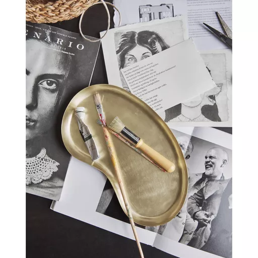 Tray, Osea, Antique Brass