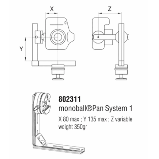 Arca Swiss MonoballÂ®Pan system 1