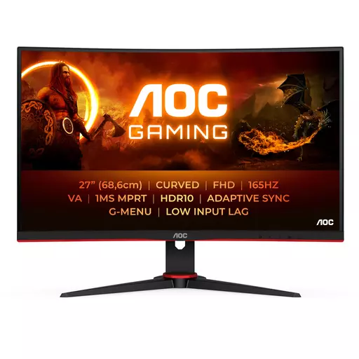 AOC G2 C27G2E/BK computer monitor 68.6 cm (27") 1920 x 1080 pixels Black, Red