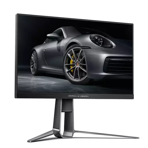 AOC Porsche PD27S LED display 68.6 cm (27") 2560 x 1440 pixels Quad HD LCD Black, Grey