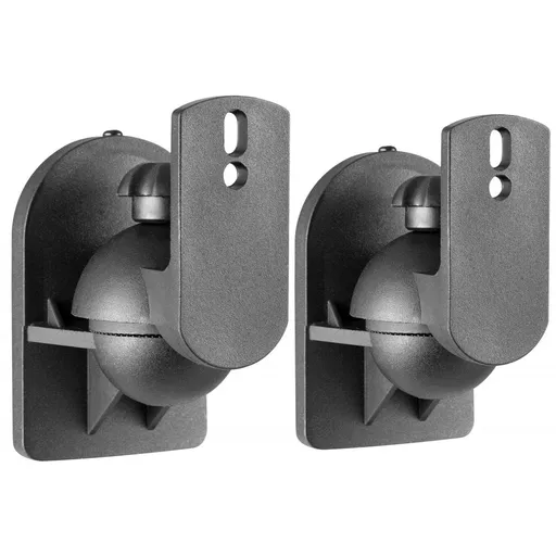 AV Link Universal Adjustable Speaker Wall Mounts (Pair)