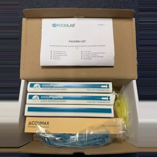 Pipettes Kit for Oils and Fats (for CDR FoodLab Junior Oils & Fats)