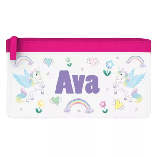 Unicorn Personalised Pencil Case