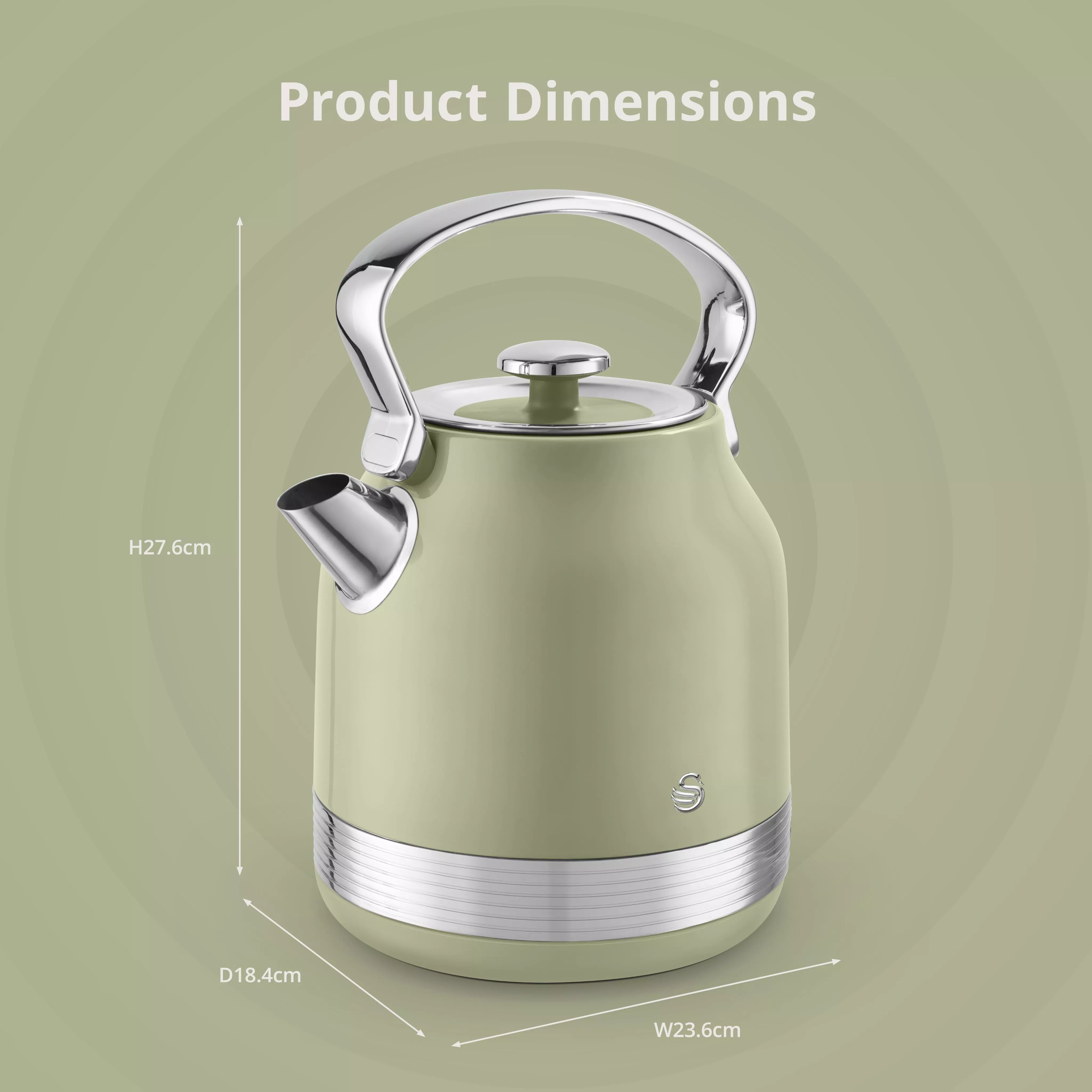 Swan Retro Traditional Kettle