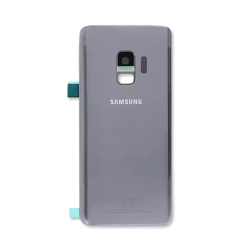 Back Cover w/ Camera Lens (Service Pack) (Titanium Grey) - For Galaxy S9 (G960)