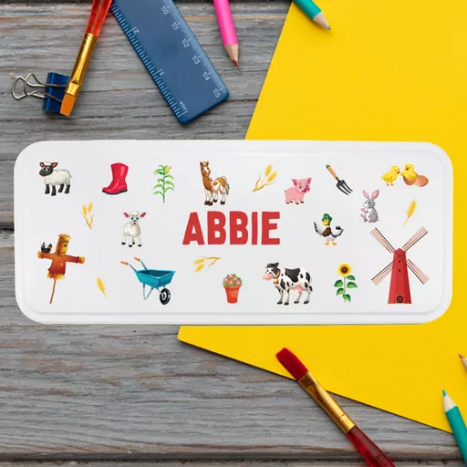 Farm Pencil Tin