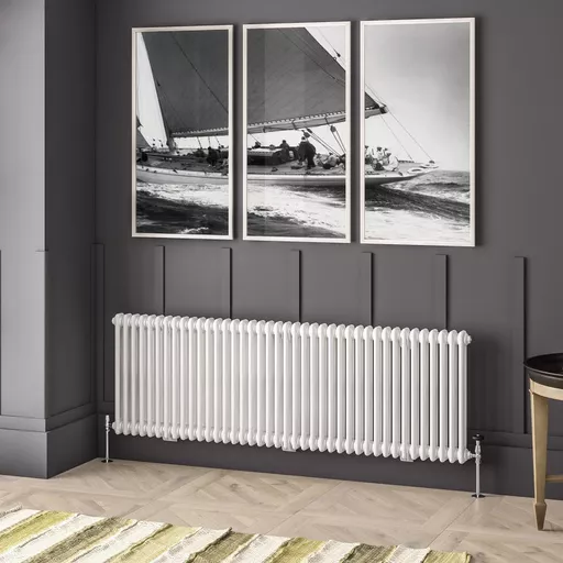 Imperia 2 Column Radiator 600 x 1820mm Gloss White