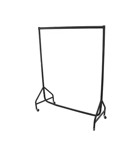 Reinforced 3ft Black Heavy Duty Clothes Rail