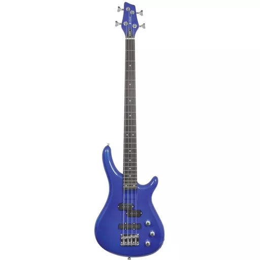 Chord CCB90-MRD Electric Bass Guitar - Metallic Blue