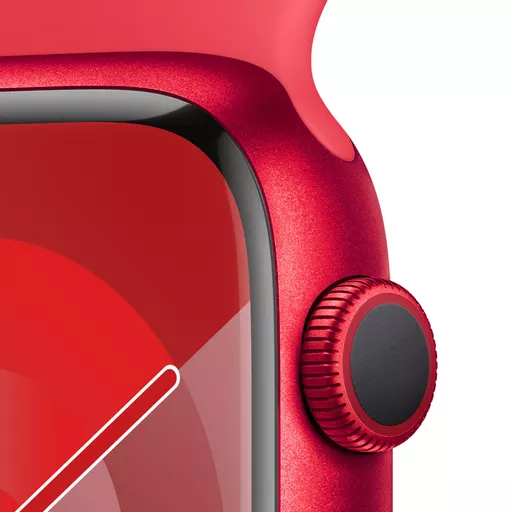 Apple Watch Series 9 45 mm Digital 396 x 484 pixels Touchscreen Red Wi-Fi GPS (satellite)