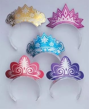 Glitter Shaped Tiara - Pack of 50