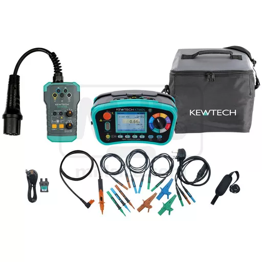 Kewtech KT66EV Multifunction Installation Tester with EVSE Charger Test Adapter