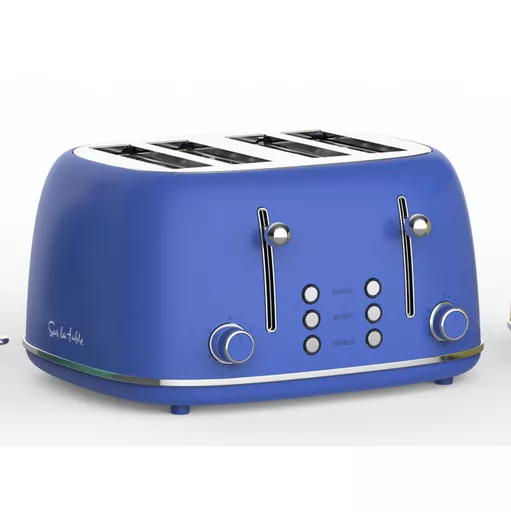 ColourMeHappy 4 Slice Toaster
