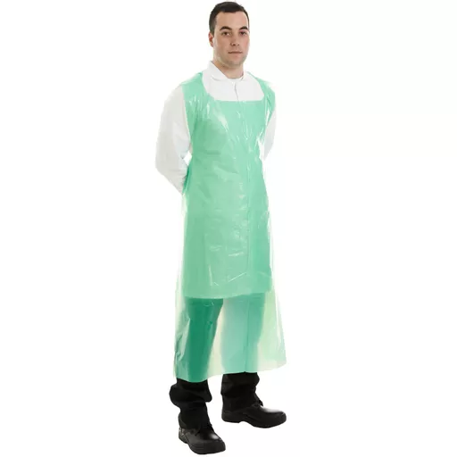 Supertouch 50 Micron PE Aprons Flat-Packed