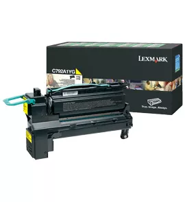 Lexmark C792A1YG Toner cartridge yellow return program, 6K pages ISO/IEC 19798 for Lexmark C 792/X 792