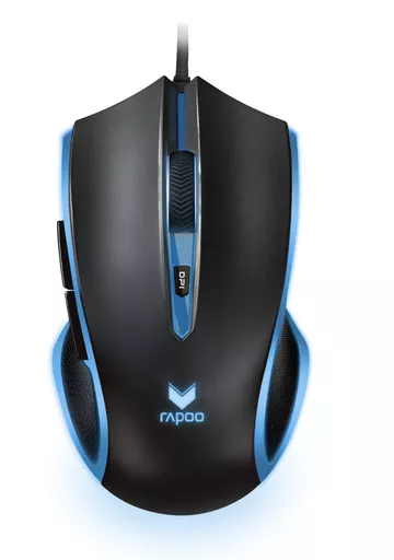 Rapoo V20S mouse Gaming Ambidextrous USB Type-A Optical 3000 DPI