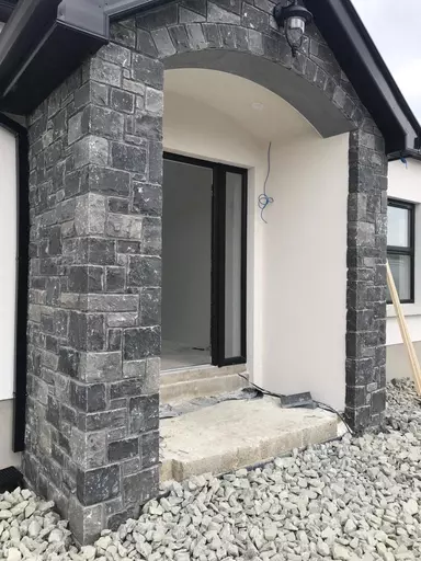 Natural Black and White Limestone 5