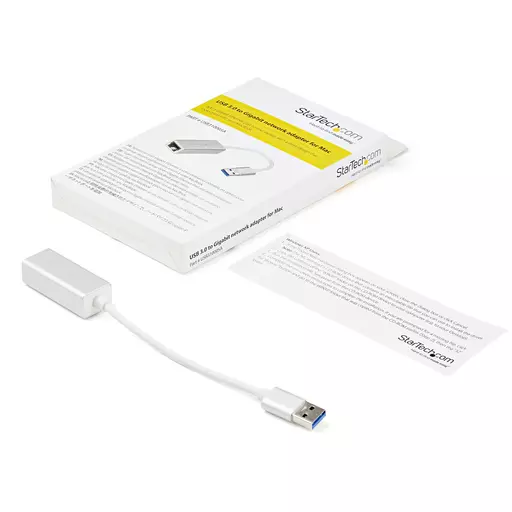 StarTech.com USB 3.0 to Gigabit Network Adapter - Silver