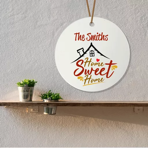 Home Sweet Home Ceramic Plaque