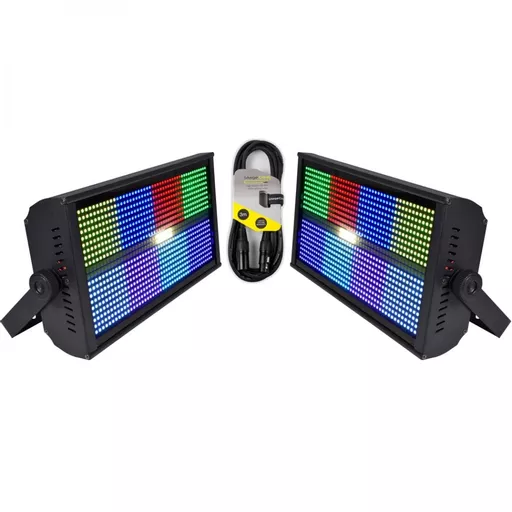 Citronic SpectraBox LED Colour Blinder & Strobe Twin Pack Bundle