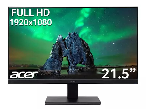 Acer Vero V7 V227QHBIPV 54.6 cm (21.5"), Full HD (1920 x 1080), 100Hz Refresh Rate, 4Ms Response Time, VGA, DVI & DisplayPort