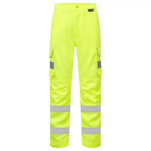 Ladies Hi Vis Yellow Hana Combat Trouser