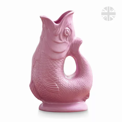 The Wade Fish Jug in Pink 1.2 Litre