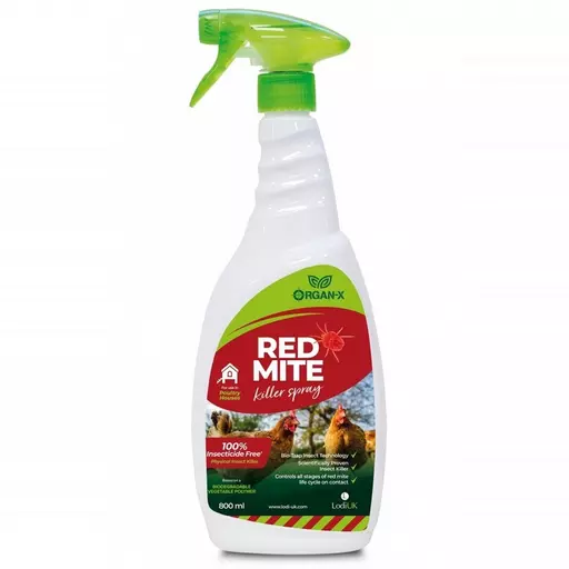 Organ-X Red Mite Killer Trigger Spray (800ml)