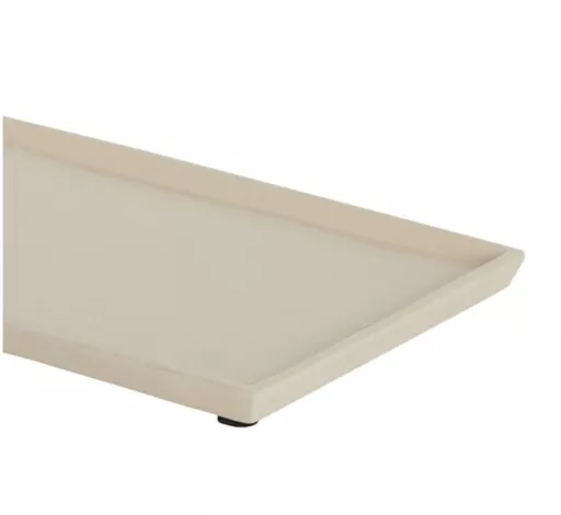 Rectangular Dish, Mahalia, Cream